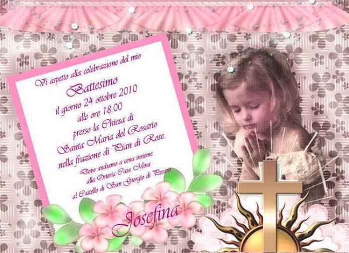Поздравление С Крещением Ребенка Девочки От Крестной